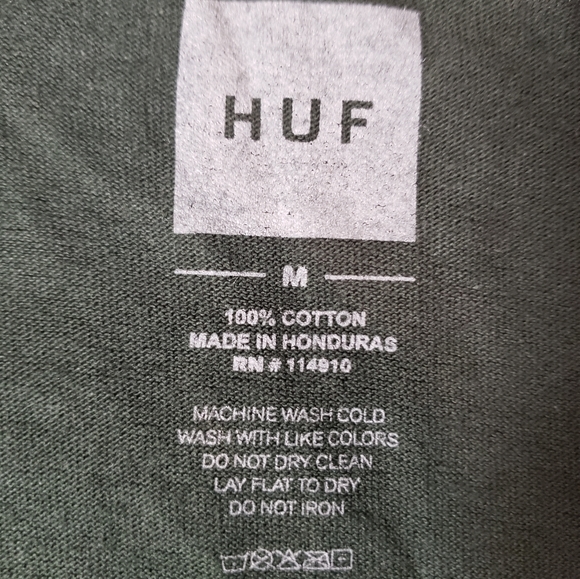NWOT Men's HUF Long Sleeve T-shirt - Picture 4 of 4